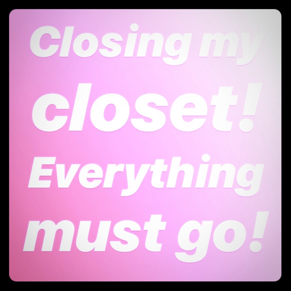 Closet sale!!!!!!!
